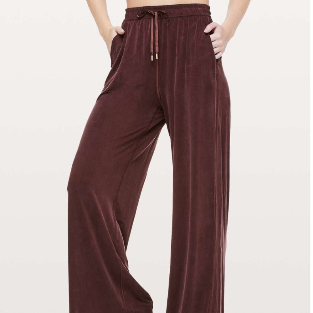 Lululemon Principal Dancer Pant Midnight Maroon Rare Size 6